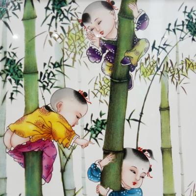 TRANH SỨ KHUNG GỖ HỌA TIẾT - TIẾT TIẾT CAO